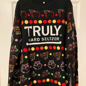 Christmas Ugly Sweater Truly Hard Seltzer Size XL
